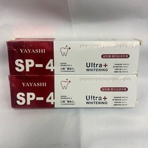 Yayashi SP-4 Super Probiotic-4 Ultra Whitening Toothpaste, 2 pack